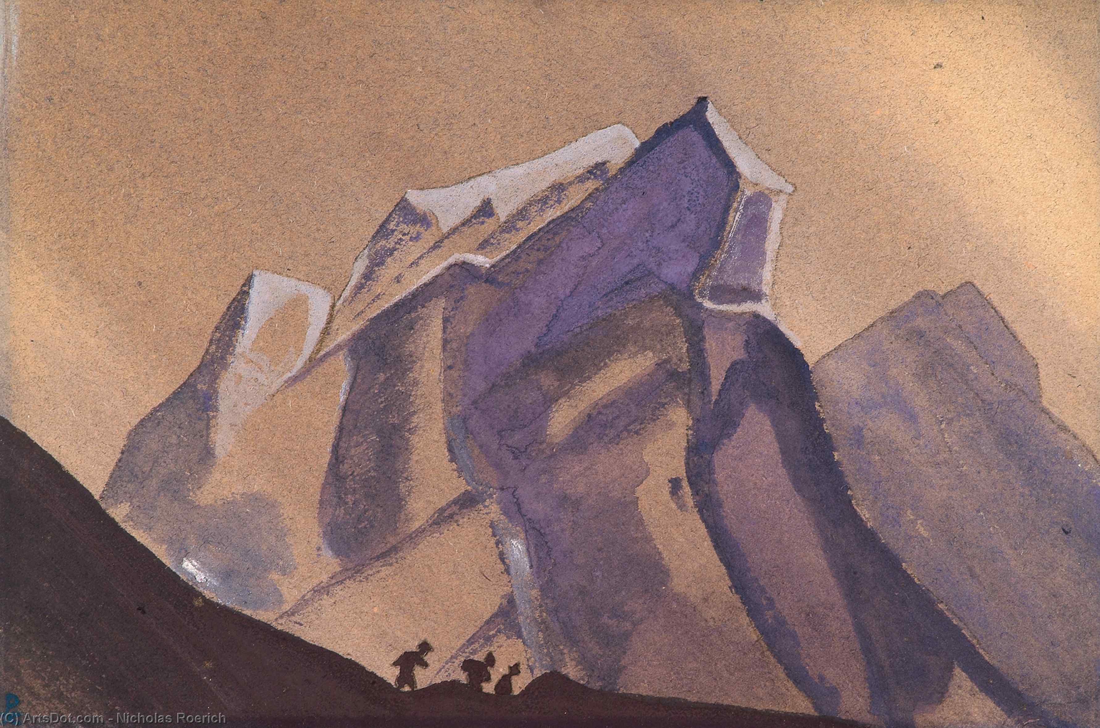 Mountain Pass. Storm — Nikola Roerić