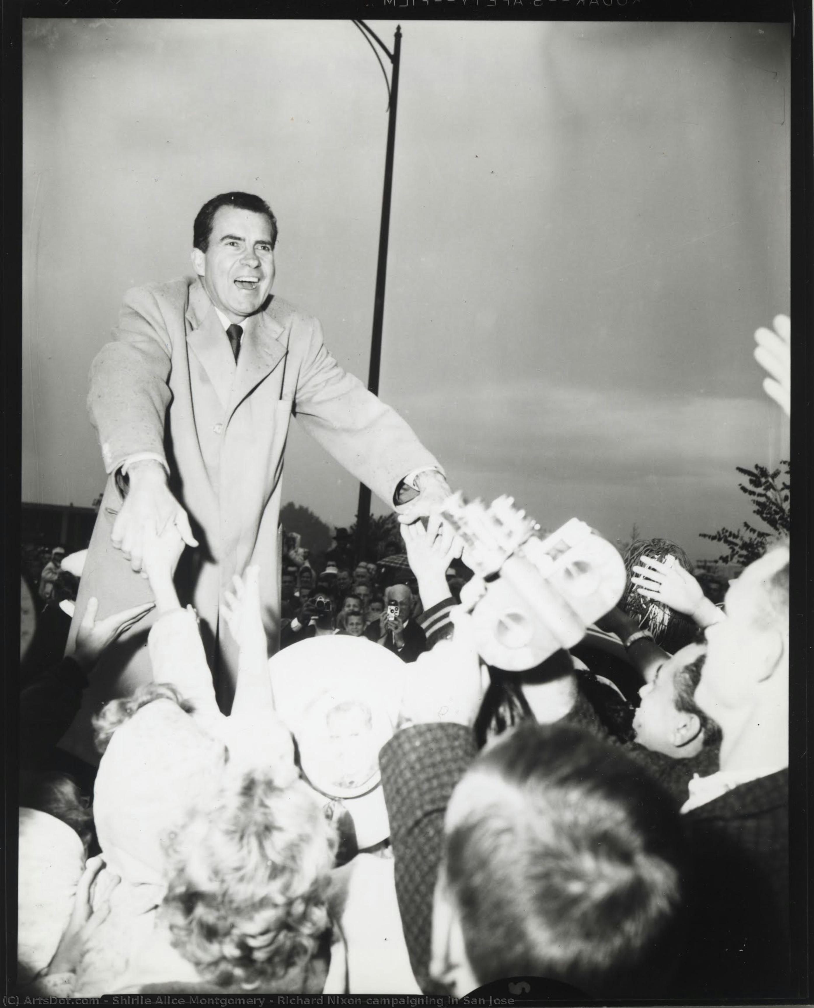 Richard Nixon Campaigning In San Jose — Shirlie Alice Montgomery