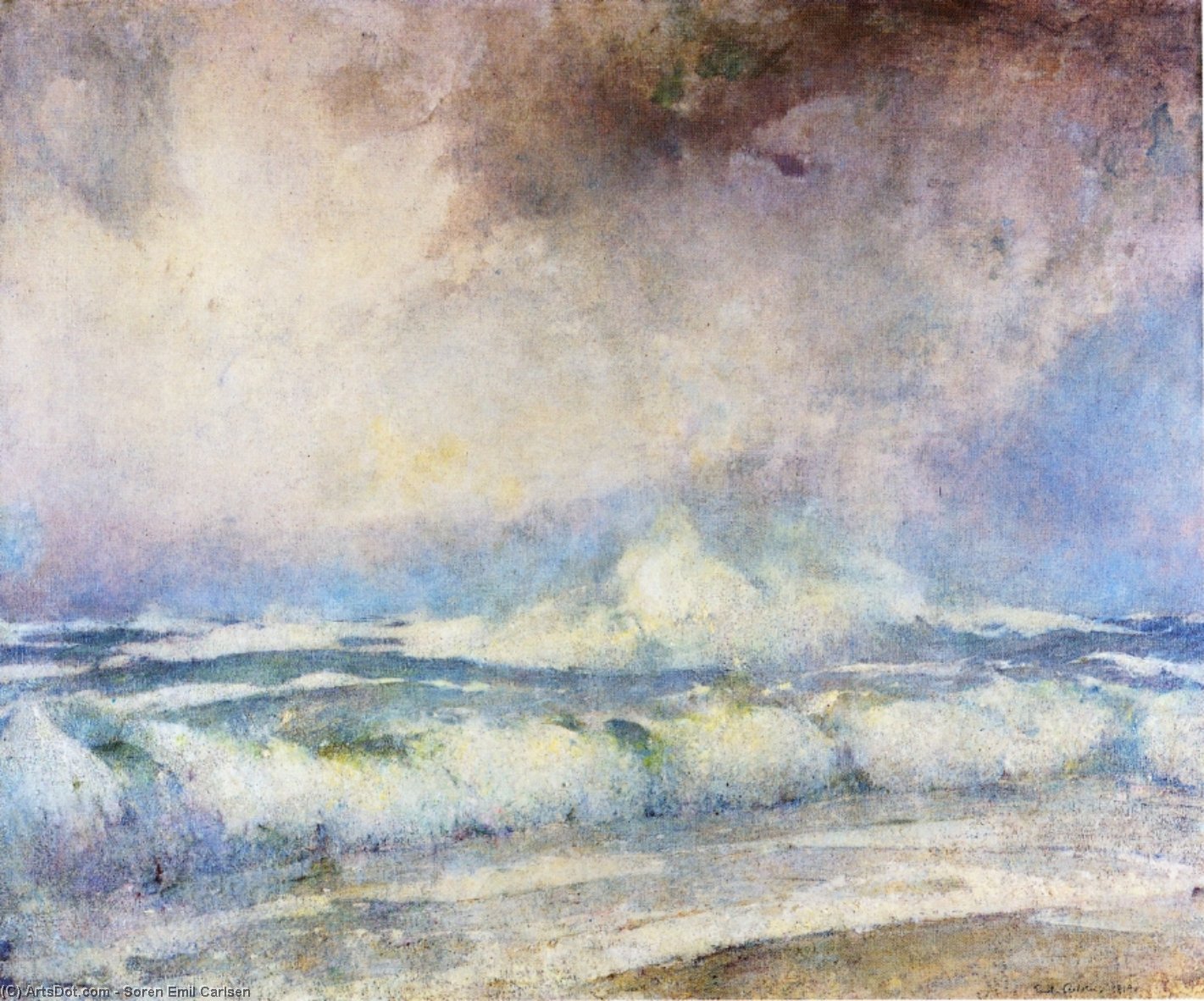 Meeting Of The Seas — Soren Emil Carlsen