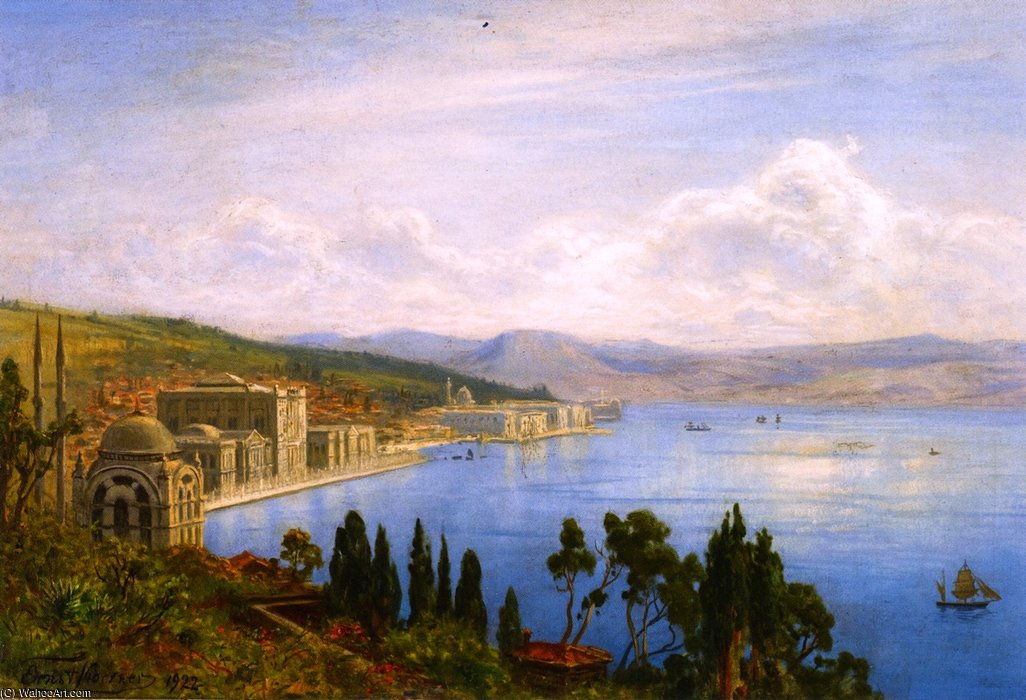 View Of The Bosphorus — Ernst Carl Eugen Koerner
