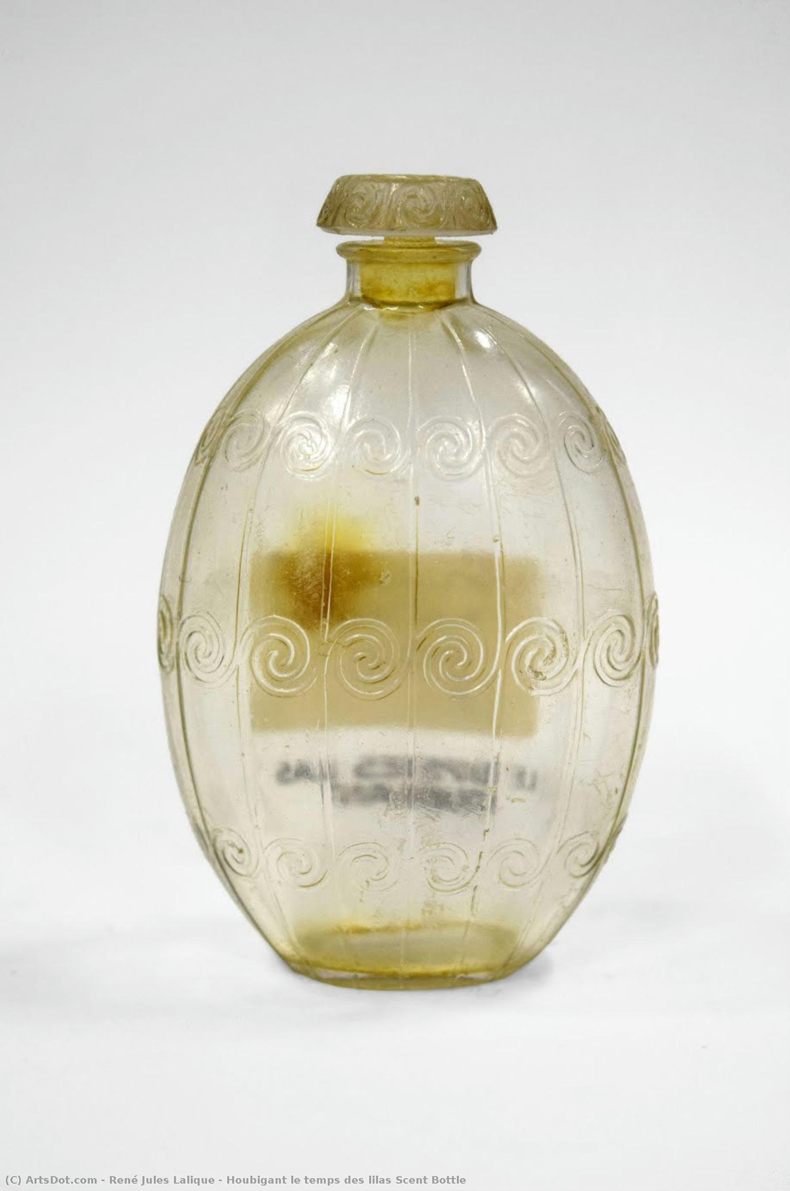 Houbigant Le Temps Des Lilas Scent Bottle — René Jules Lalique