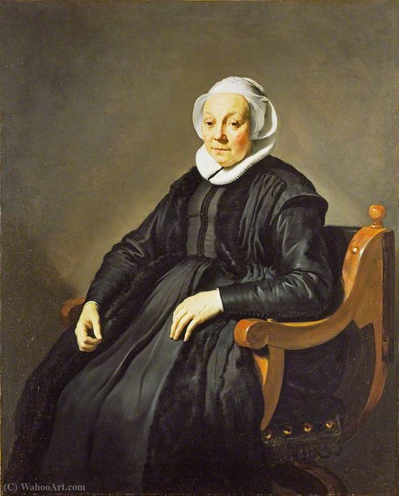 Portrait Of An Elderly Woman — Jacob Adriaensz Backer