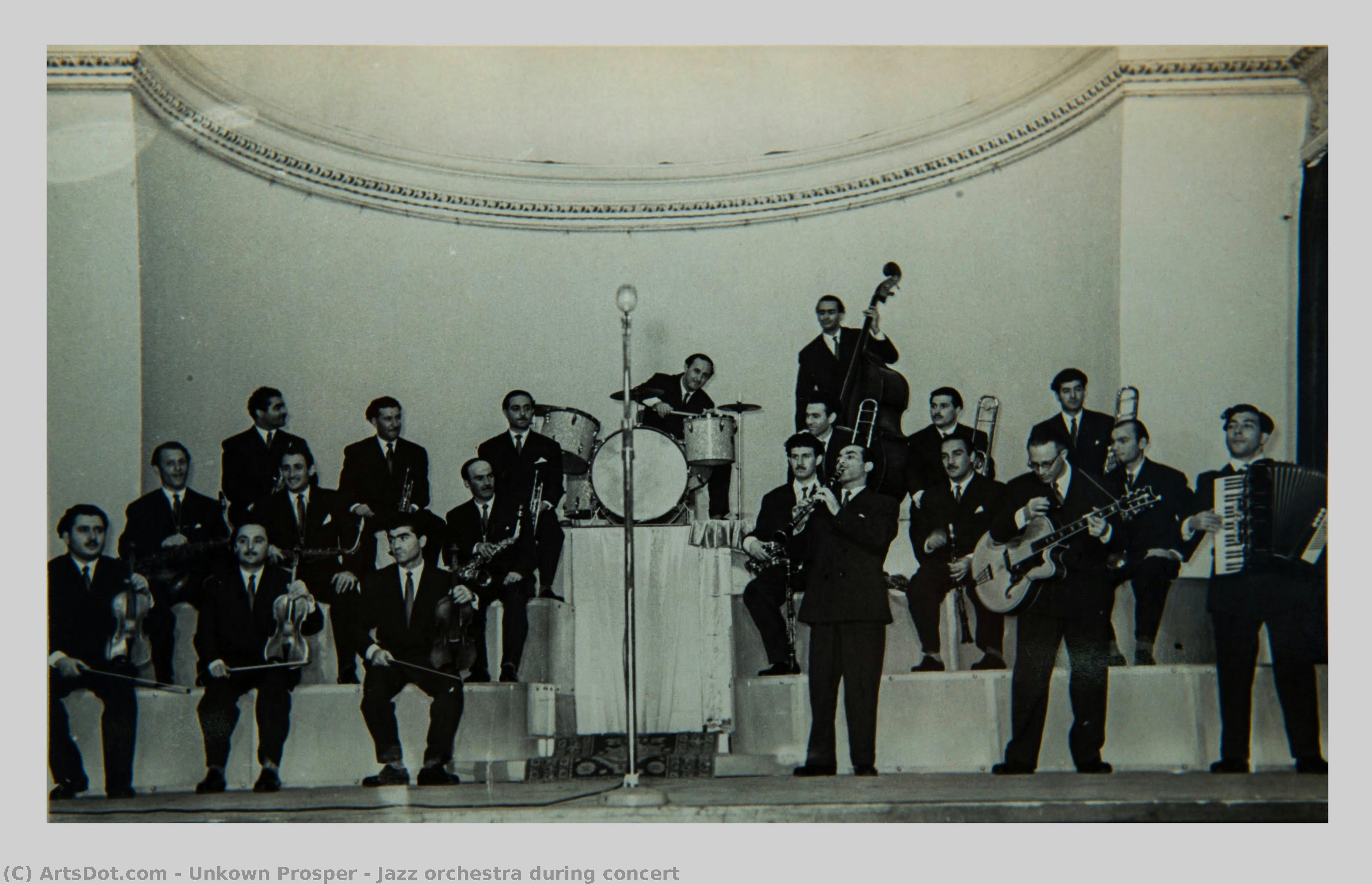 Jazz Orchestra During Concert — Анноун Проспер