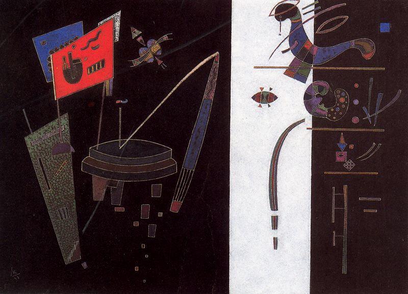 The Red Accent — Wassily Wassilyevich Kandinsky
