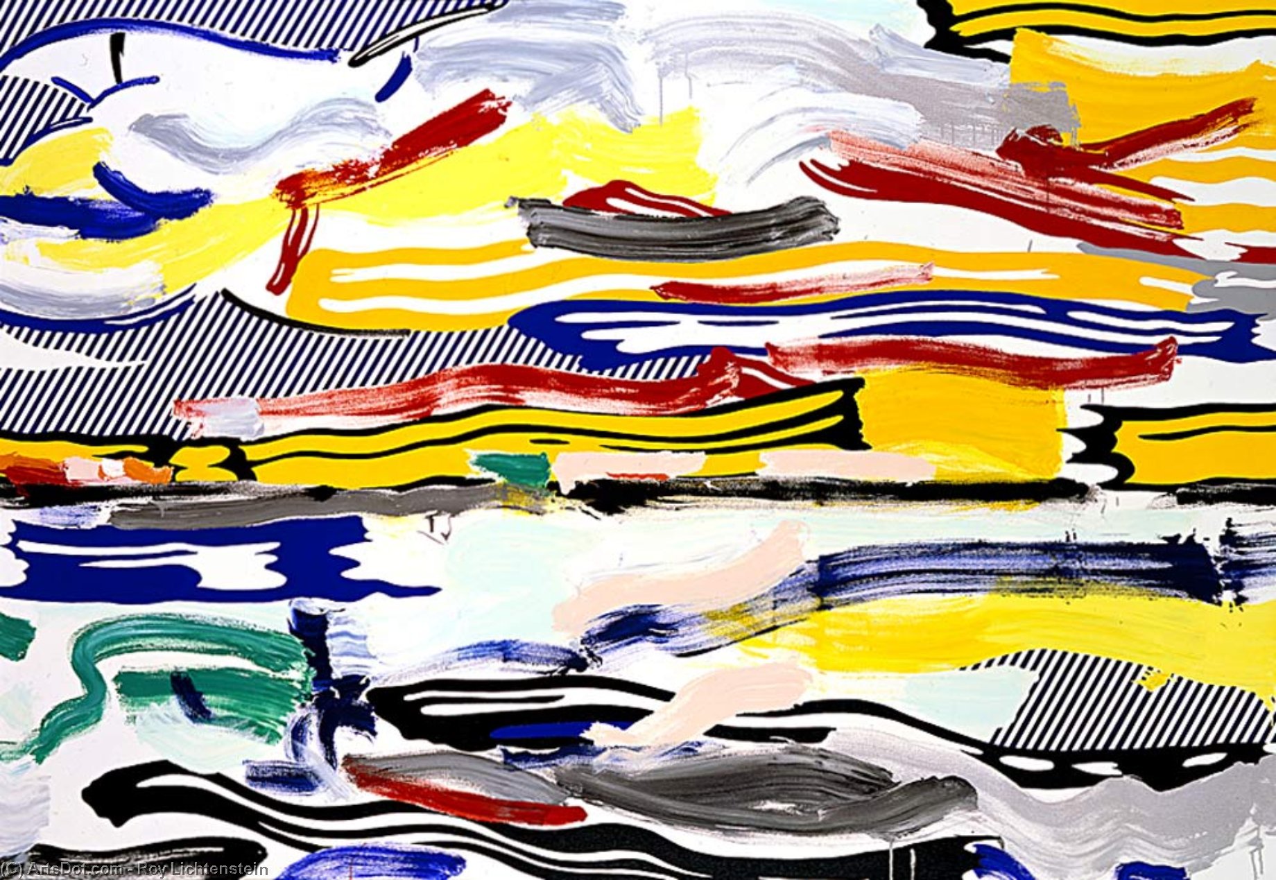 Cielo Y Agua — Roy Lichtenstein