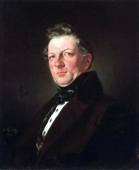 Portrait Of The Architect A. Bolotov — Karl Pavlovich Bryullov