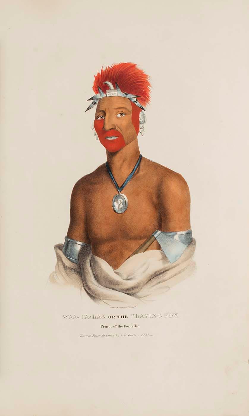 Waa Pa Laa Or The Playing Fox Prince Of The Fox Tribe, From The Aboriginal Portfolio — James Otto Lewis