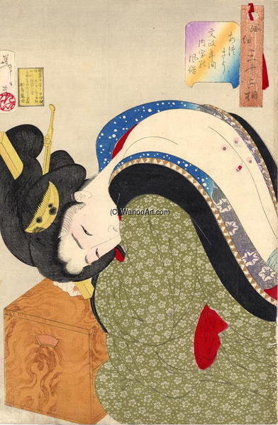 House Wife Of The Bunsei Era — Tsukioka Yoshitoshi