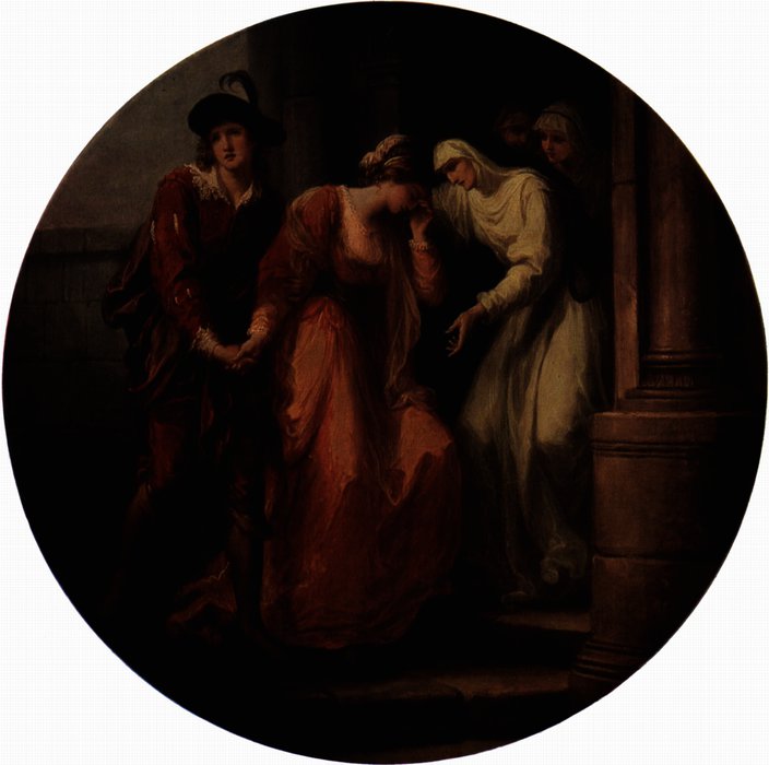Farewell Of Abelard And Héloise — Angelica Kauffmann (maria Anna Angelika)