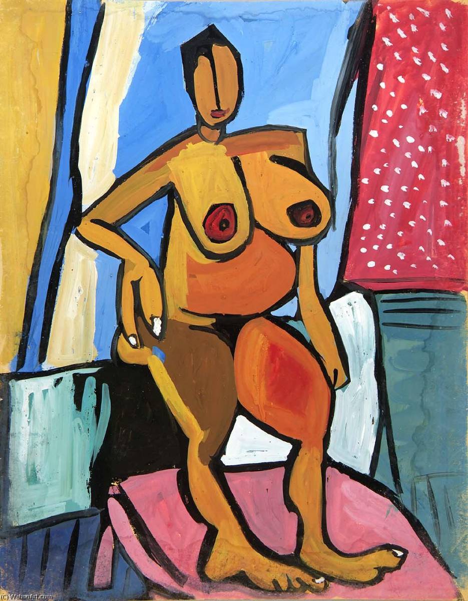 Nude Study — Уильям Генри Джонсон