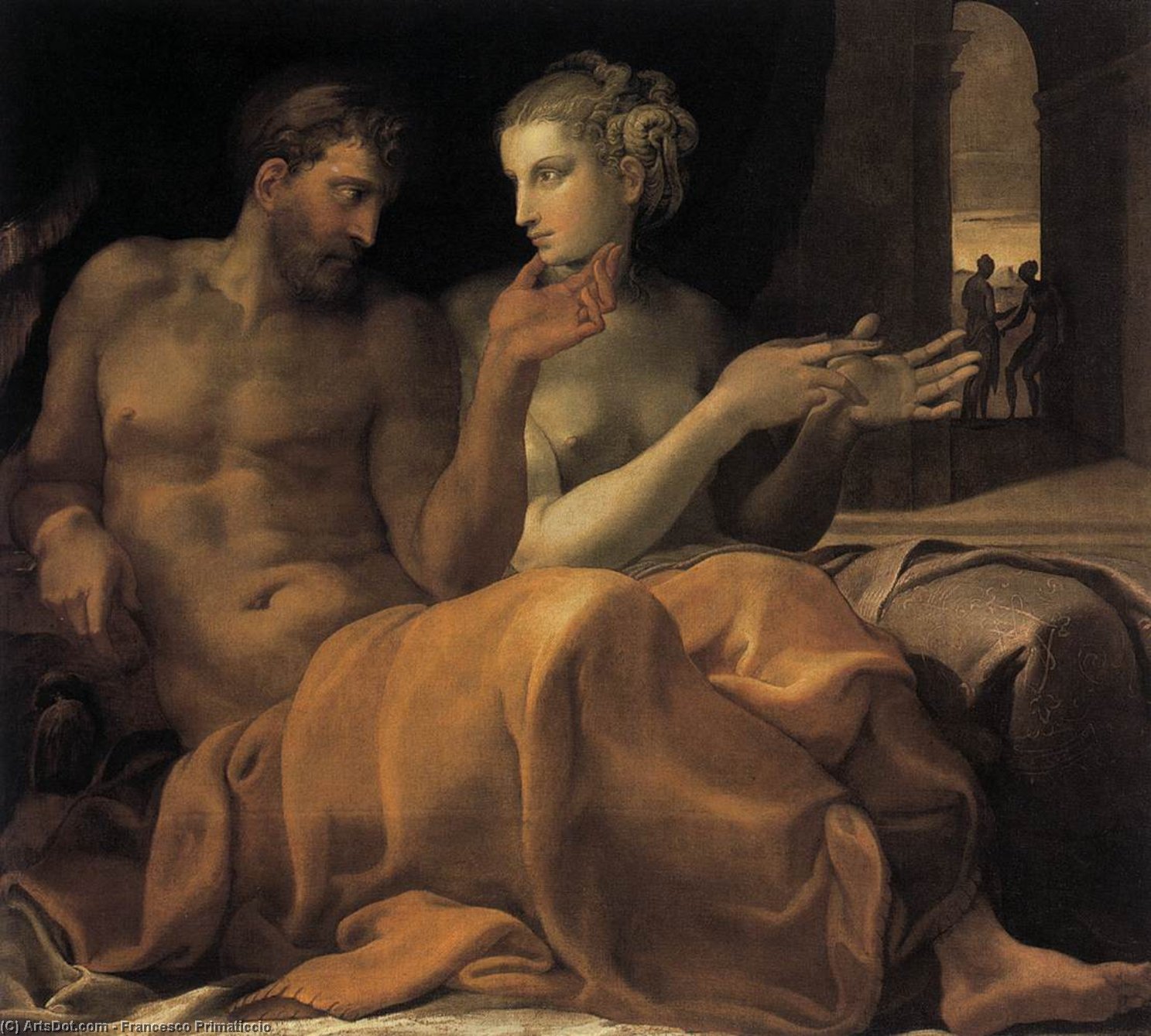 Ulysses And Penelope — Франческо Приматиччо