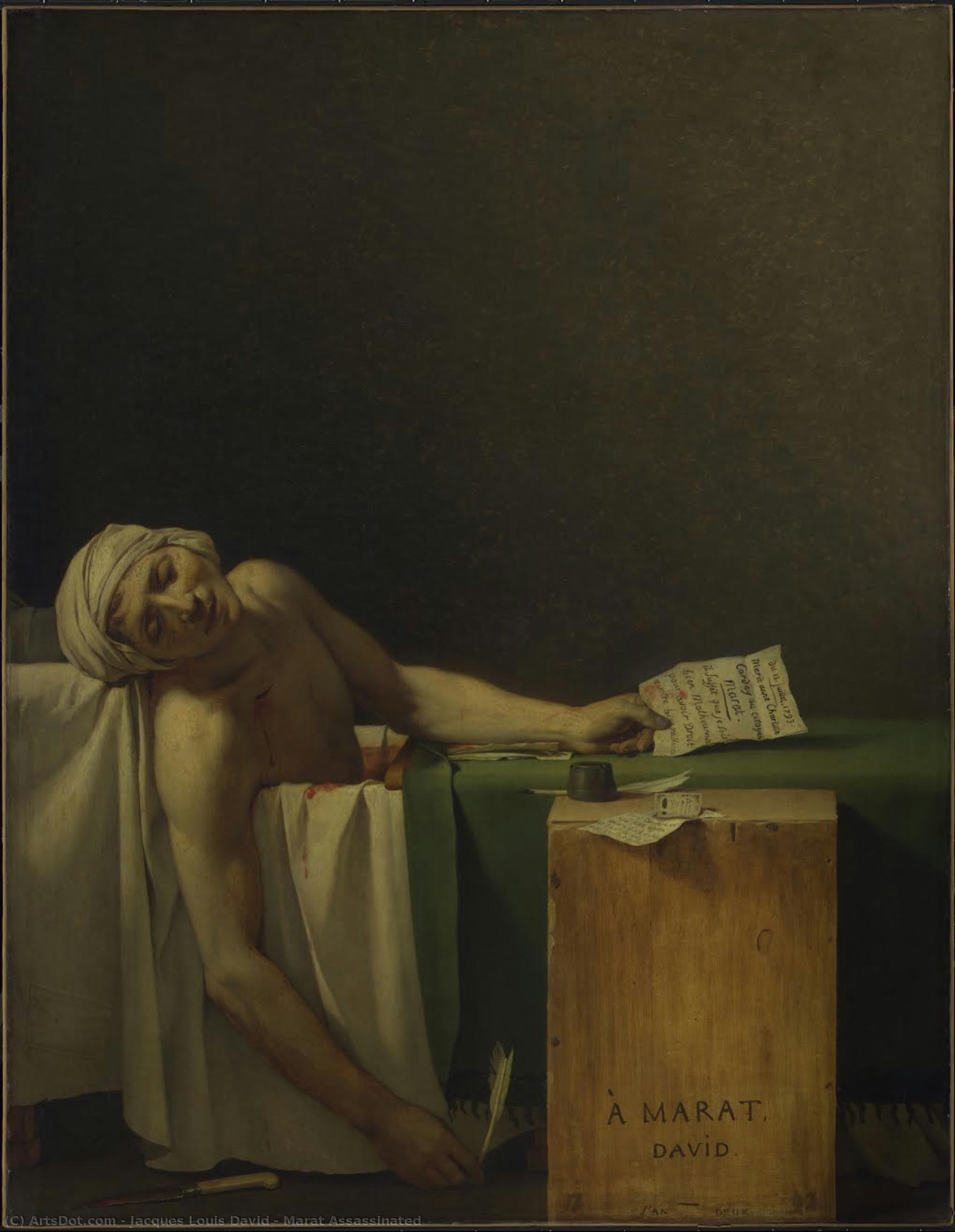 Marat Assassinated — Давид