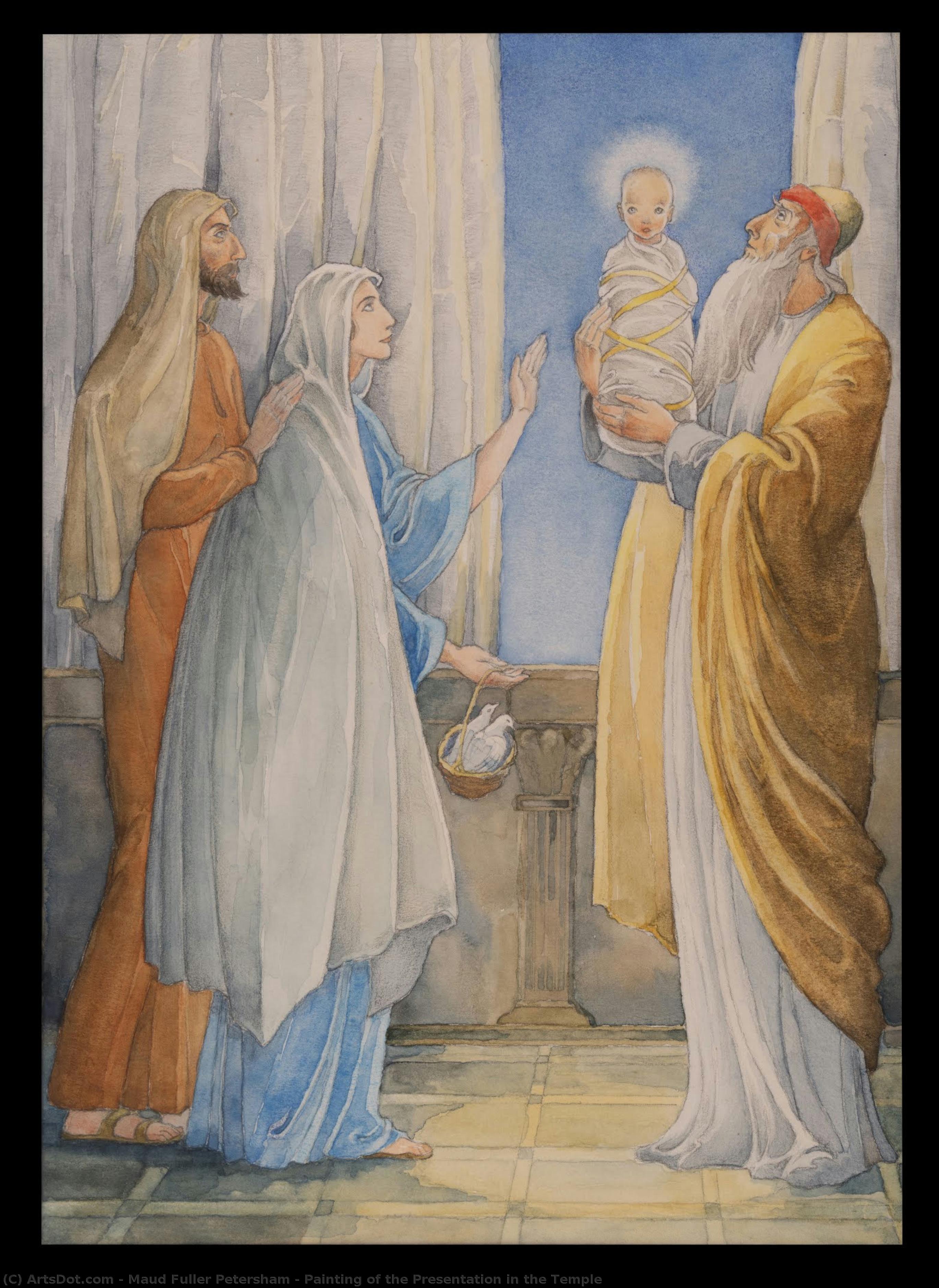 Painting Of The Presentation In The Temple — Maud Fuller Petersham