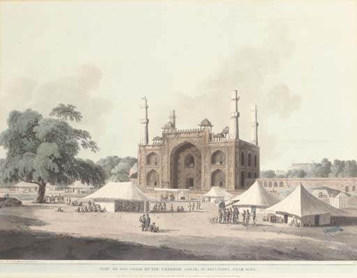 The Tomb Of The Emperor Akbar — Thomas Daniell