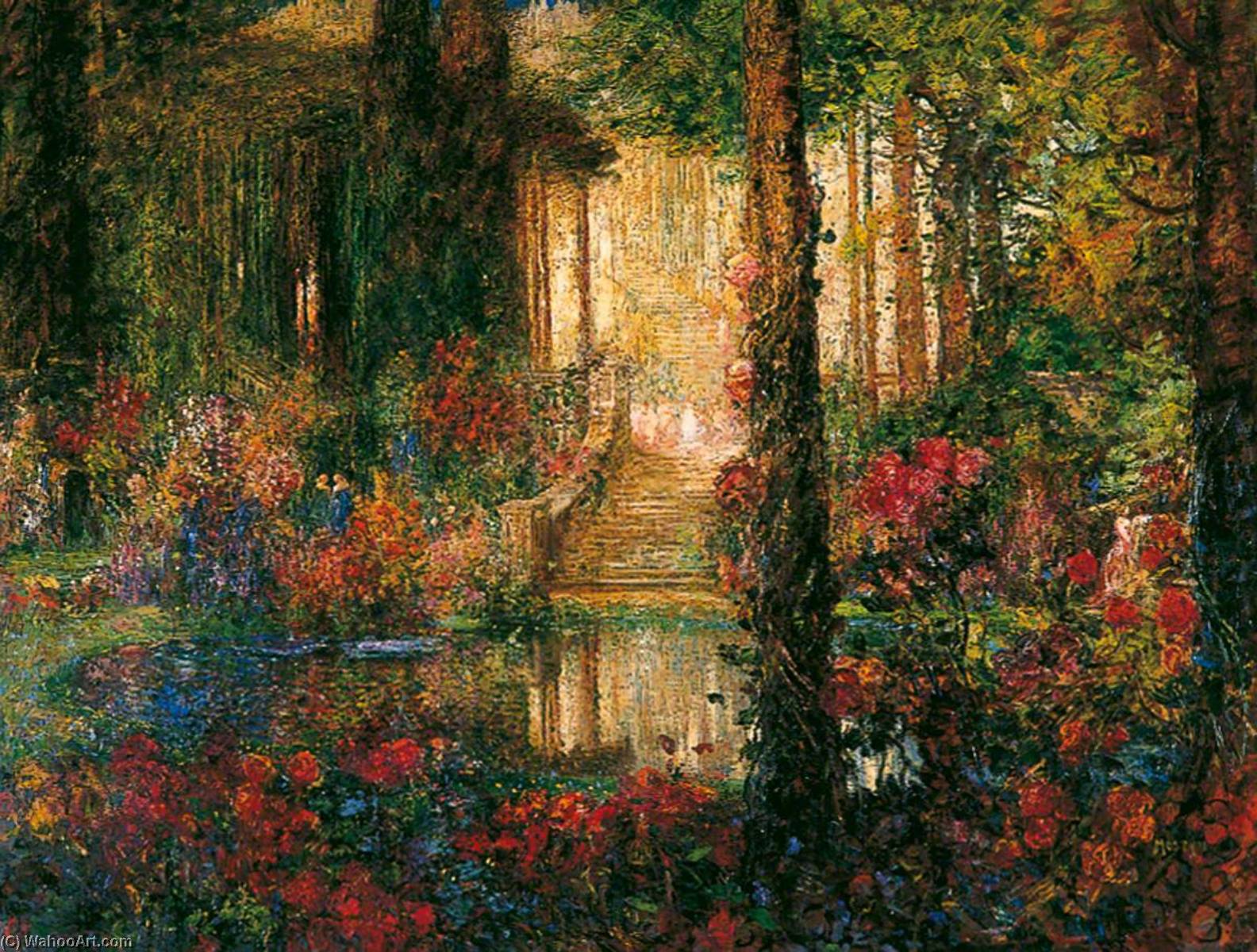 The Garden Of Enchantment From 'parsifal' (the Opera By Richard Wagner) — Thomas Edwin Mostyn