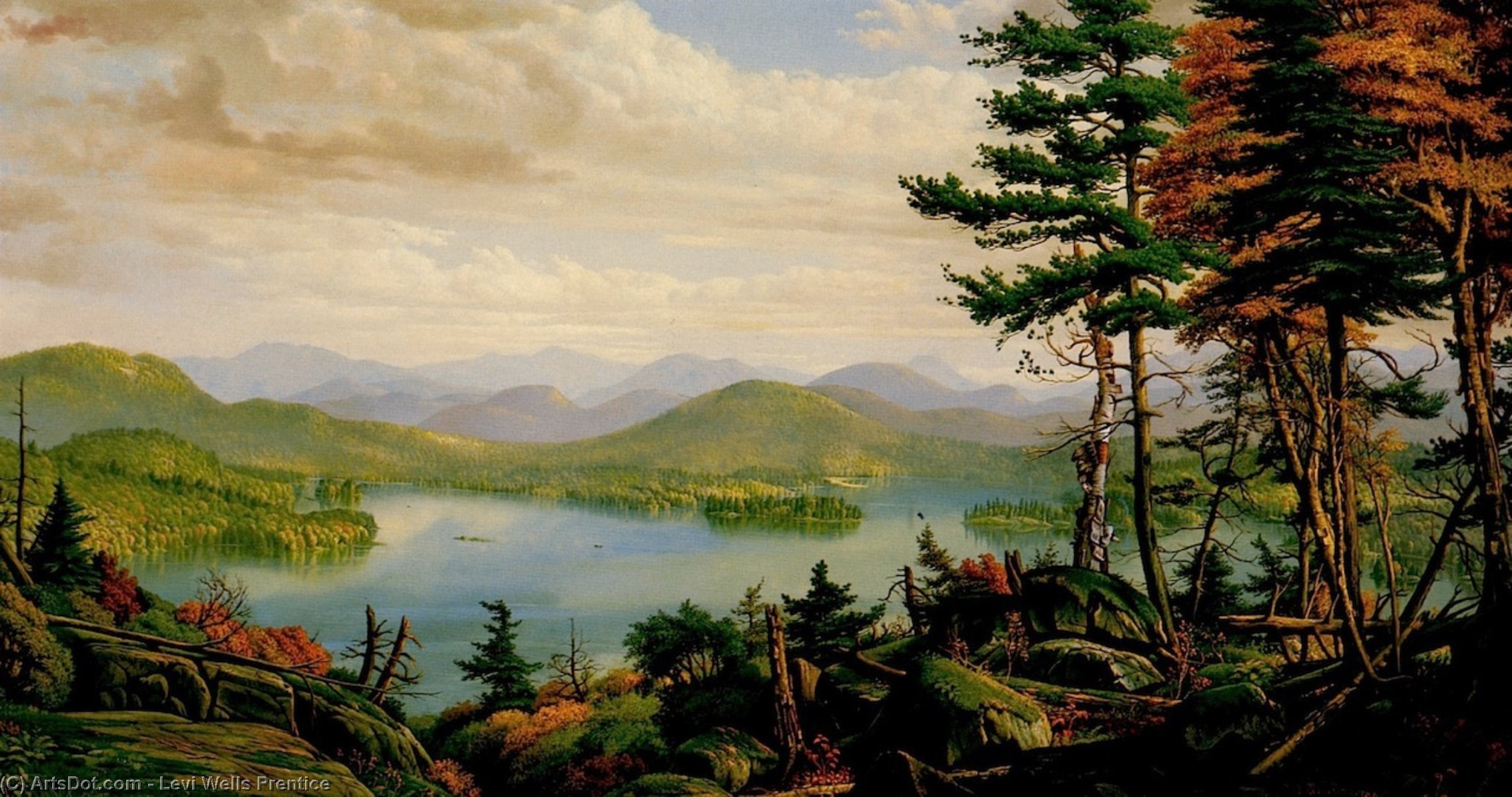 Smith's Lake, Adirondacks, N.y. — Levi Wells Prentice