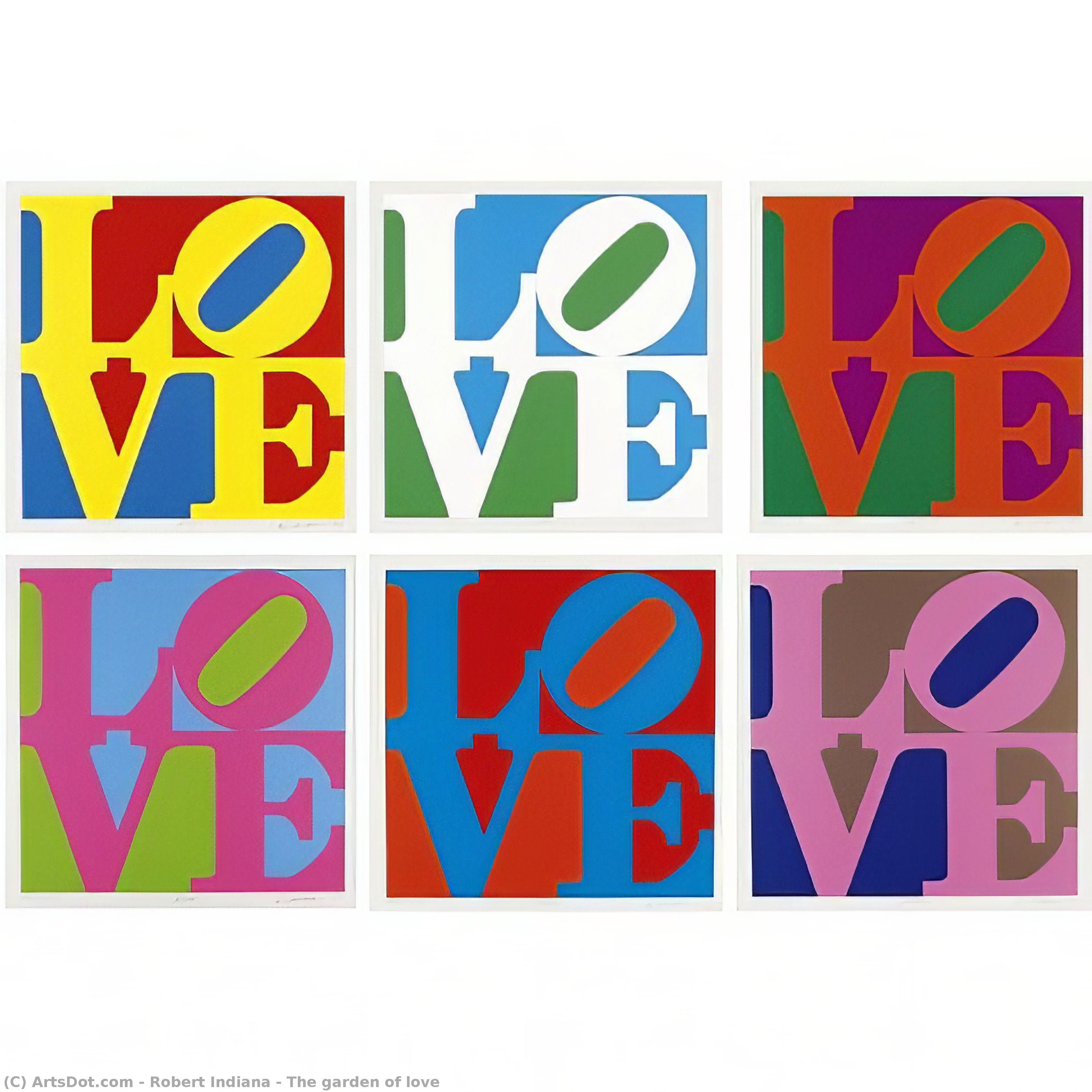 El Jardín Del Amor — Robert Indiana
