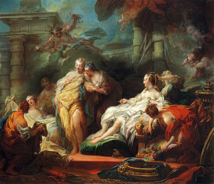 Psyche Showing Her Sisters Her Gifts From Cupid — Jean-honoré Fragonard