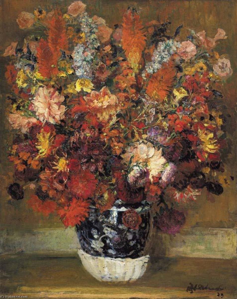 Flowers In A Pot — ジャック＝エミール・ブランシュ