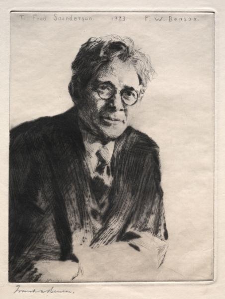 Portrait Of A Man — Frank Weston Benson