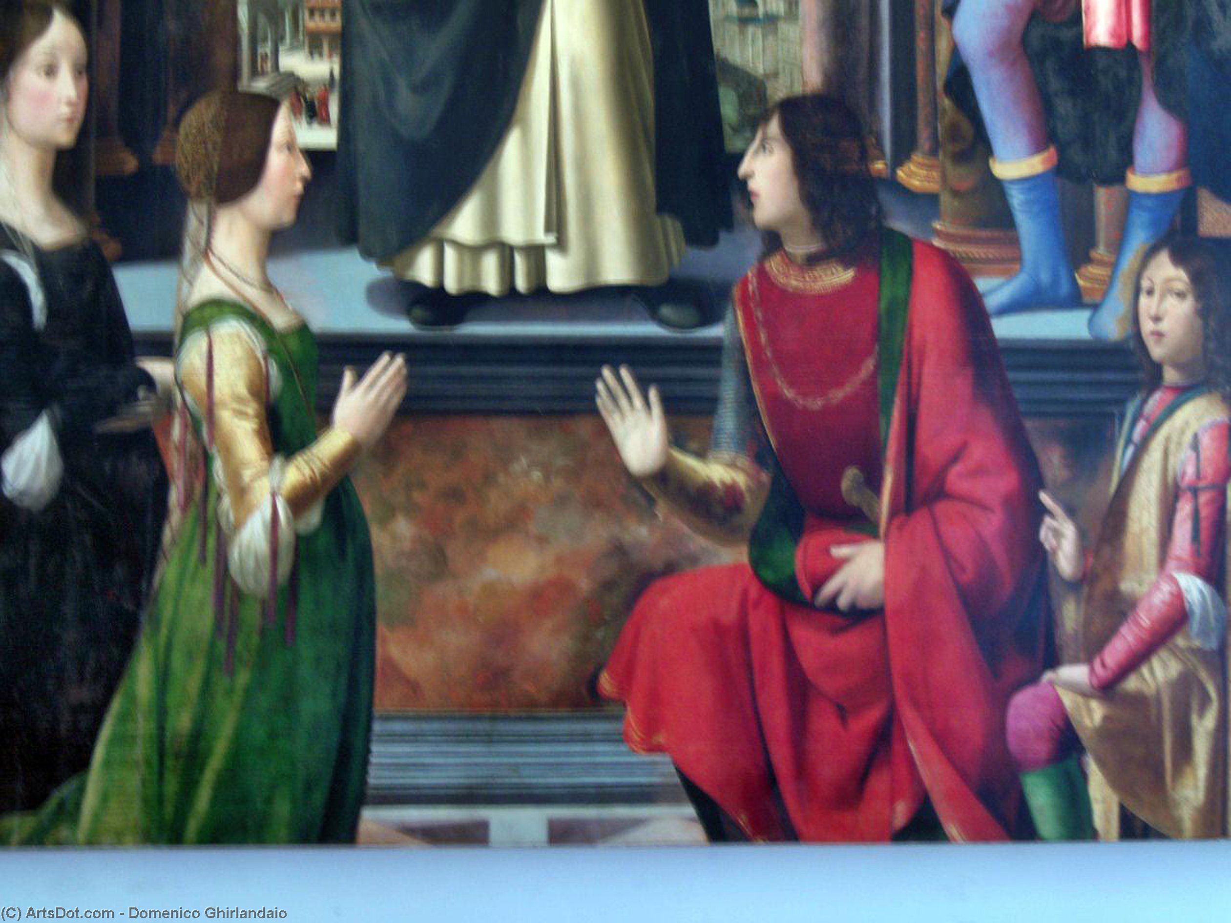 Altarpiece Of St. Vincent Ferrer — Domenico Ghirlandaio
