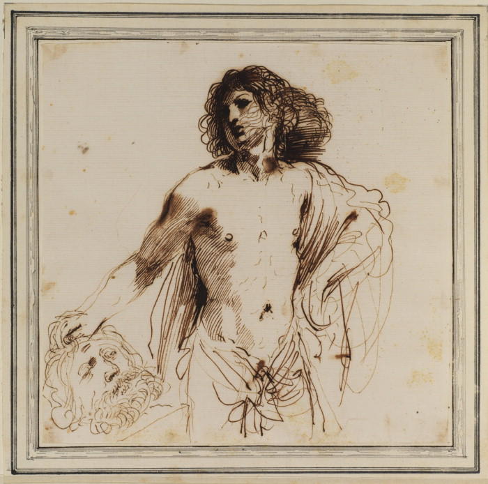 David With The Head Of Goliath 1 — Guercino