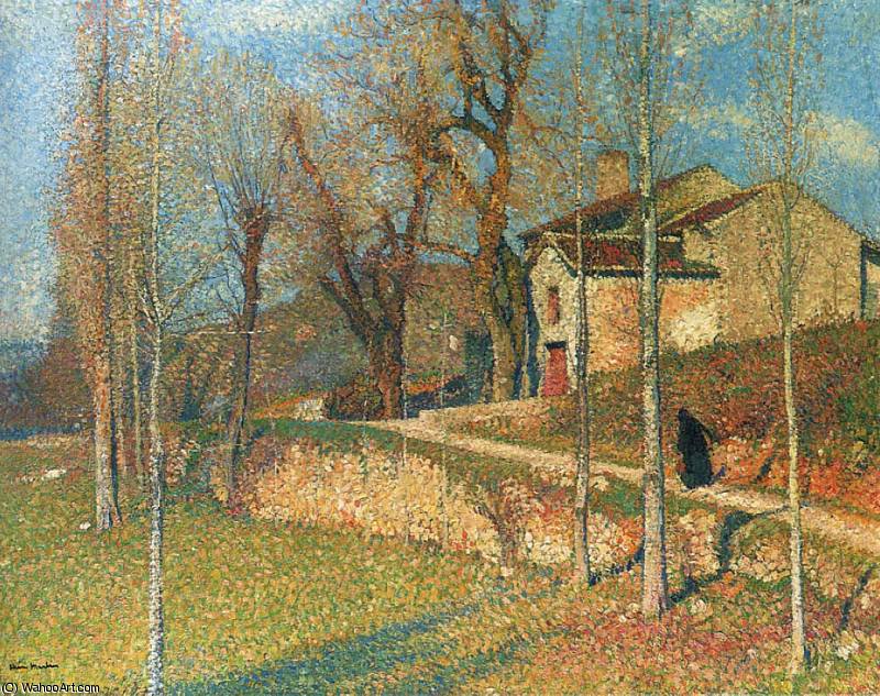 Near Colliure In Twilight — Henri Jean Guillaume Martin
