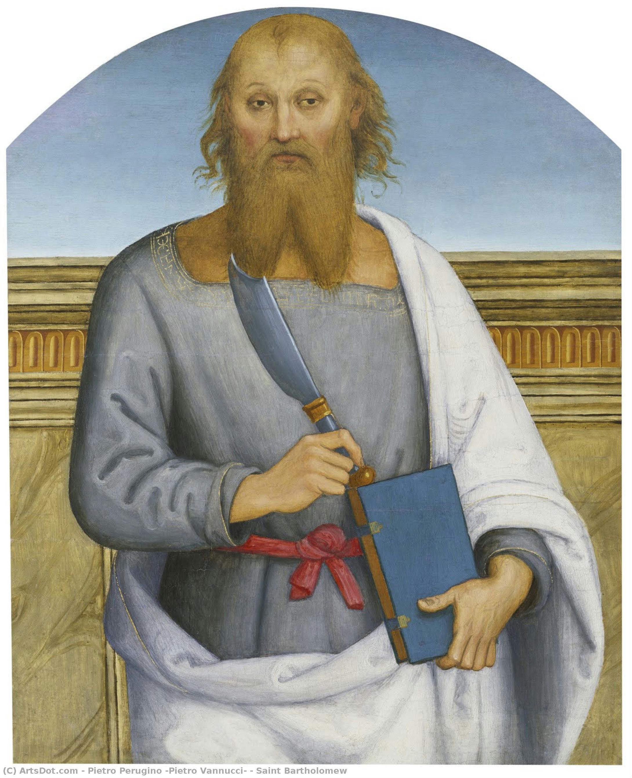 Saint Bartholomew — Pietro Perugino (pietro Vannucci)