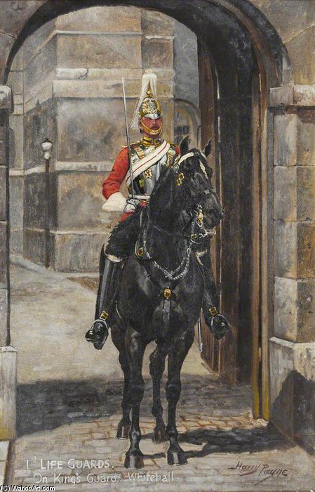 1st Life Guards On King's Guard, Whitehall — Harry Payne