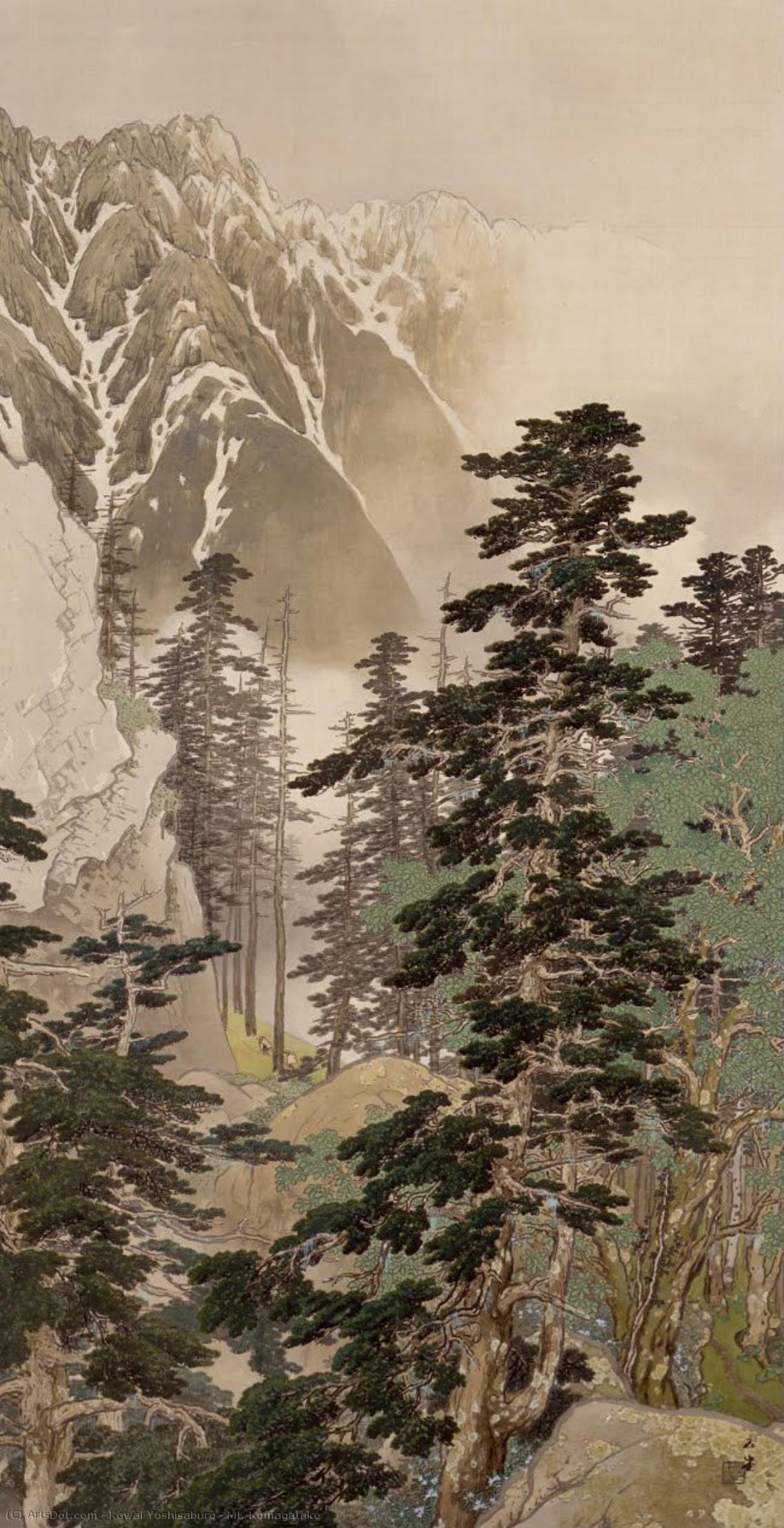 Mt. Komagatake — Kawai Gyokudō