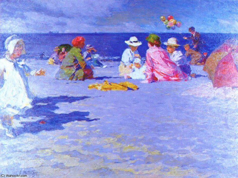 The Balloon Vender — Edward Henry Potthast
