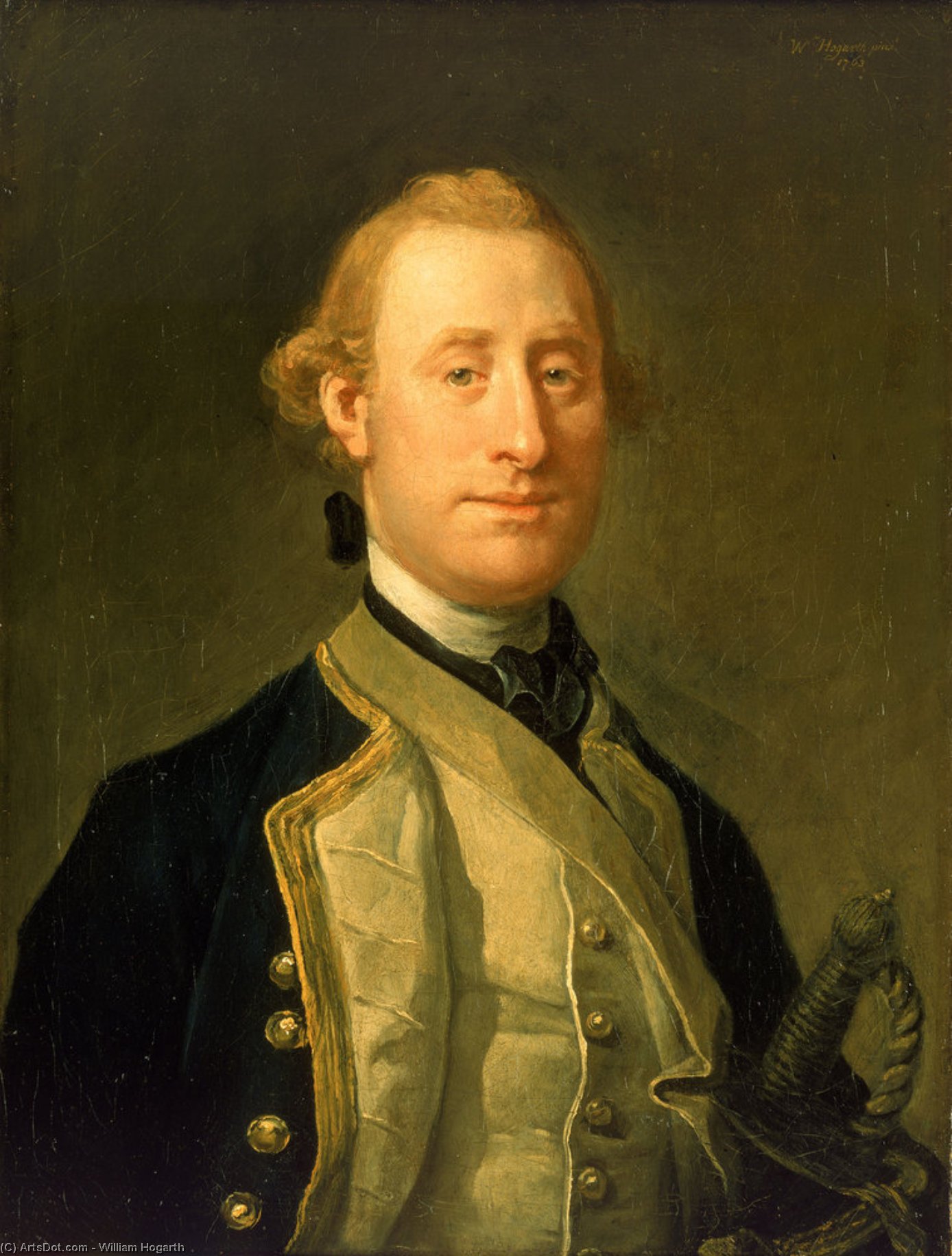 Captain Sir Alexander Schomberg — Хогарт