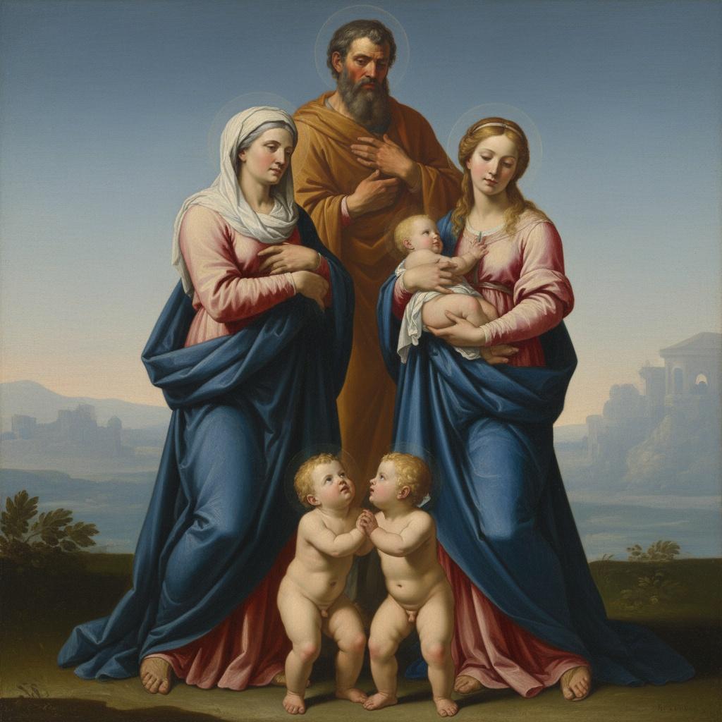 Eternal Grace In Ochre And Azure: A Sacred Pyramidal Vision — Marc Duvallier