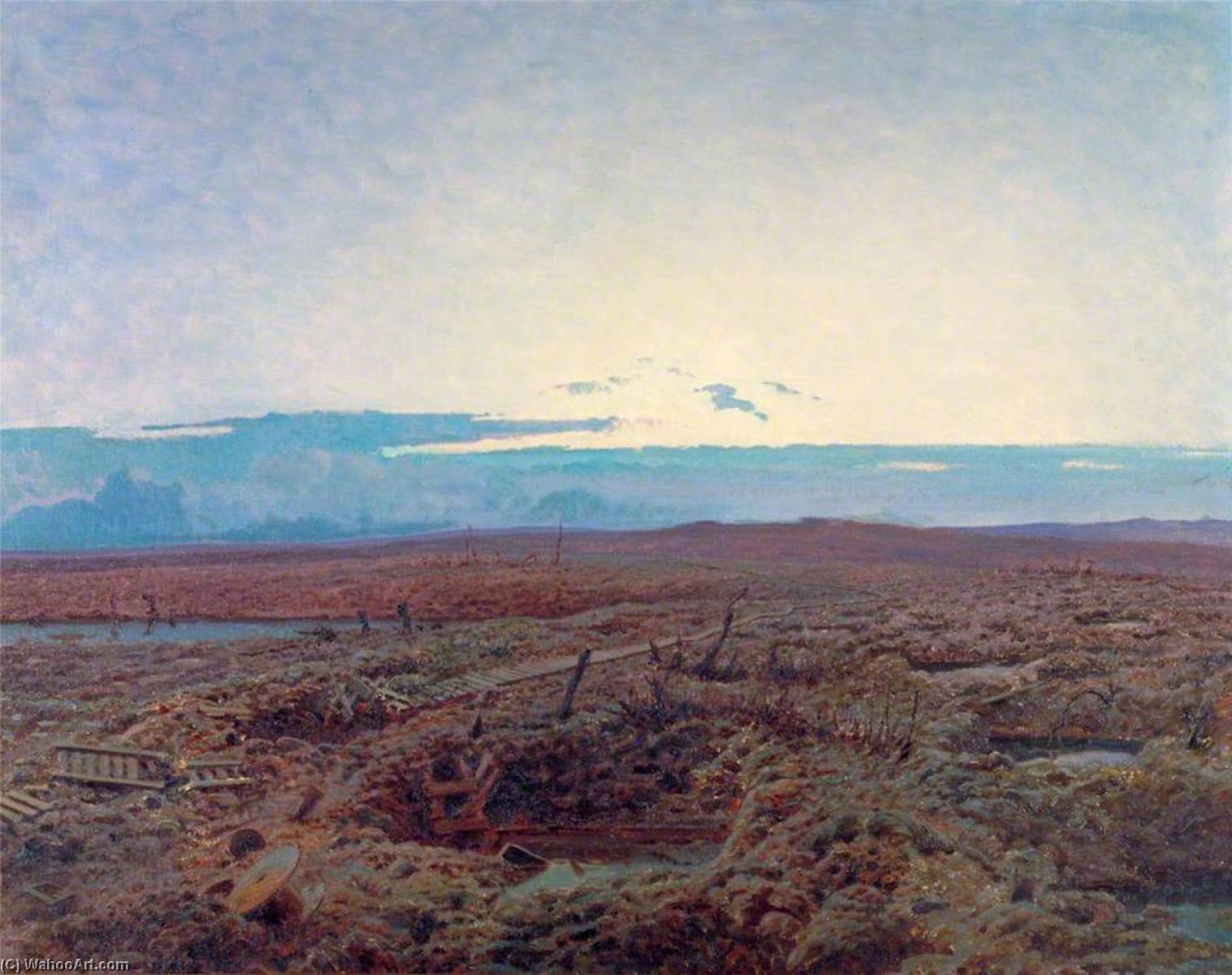 Ypres Salient, Dawn, February 1918 — Louis Ginnett