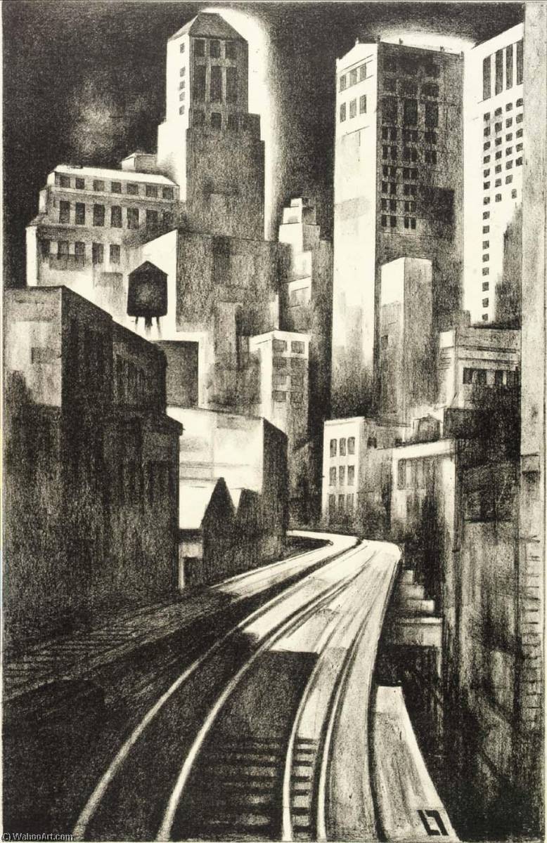 Third Avenue — Louis Lozowick