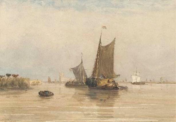 On The Scheldt, Holland — David Cox