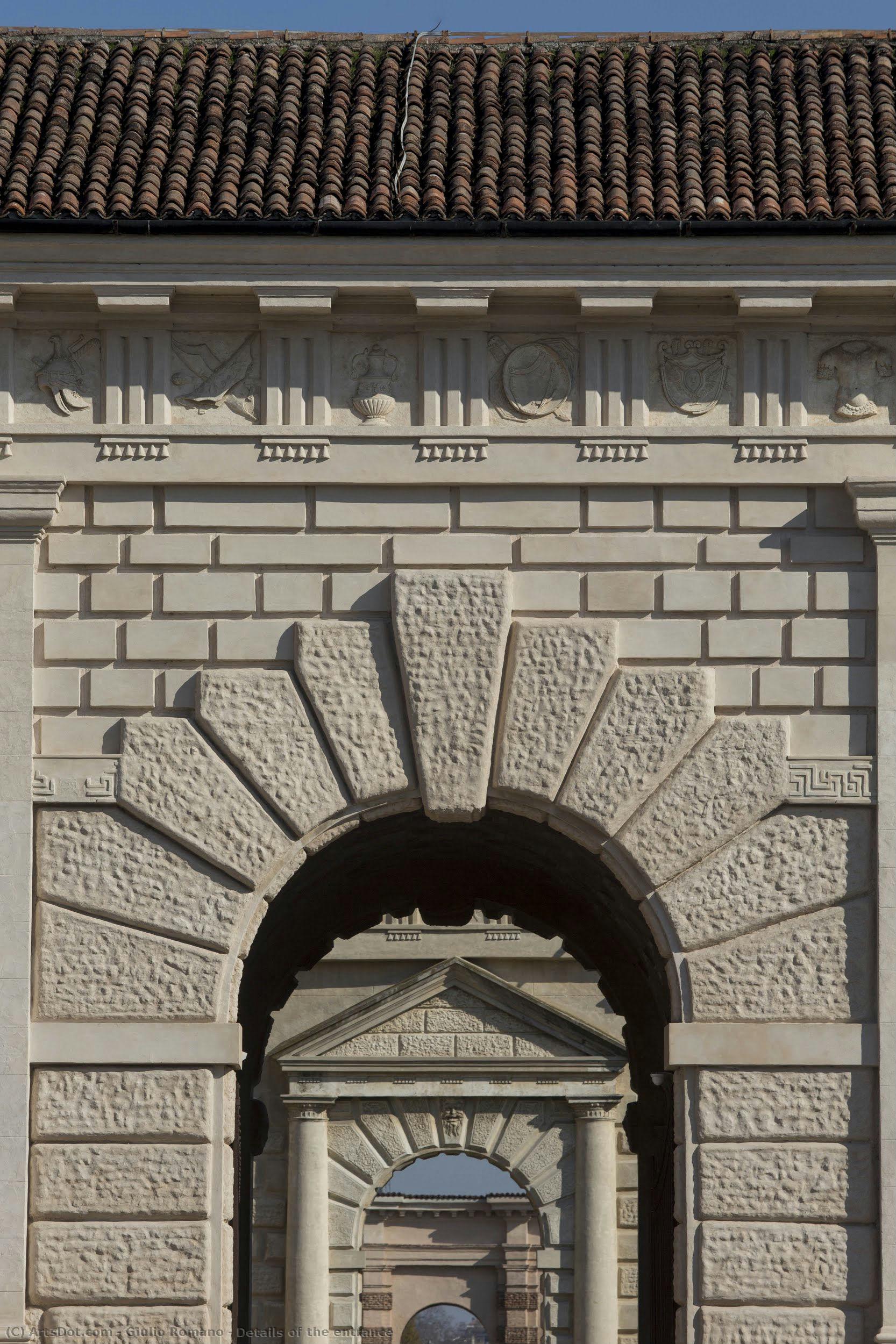 Details Of The Entrance — Giulio Romano