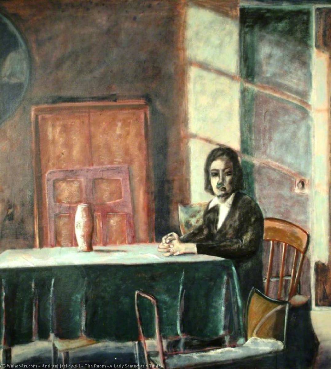 The Room (a Lady Seated At A Table) — Andrzej Jackowski