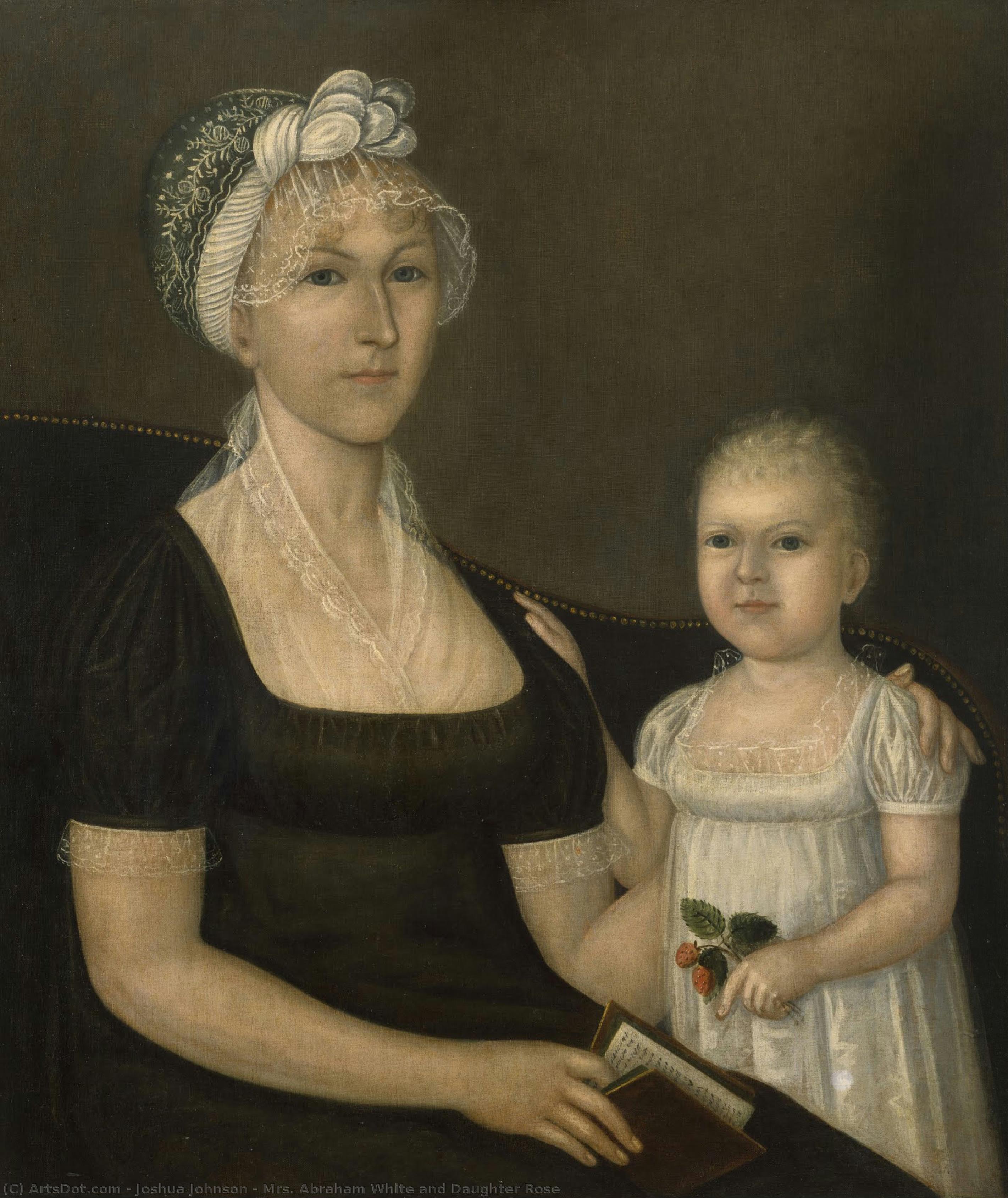 Mrs. Abraham White And Daughter Rose — Joshua Johnson