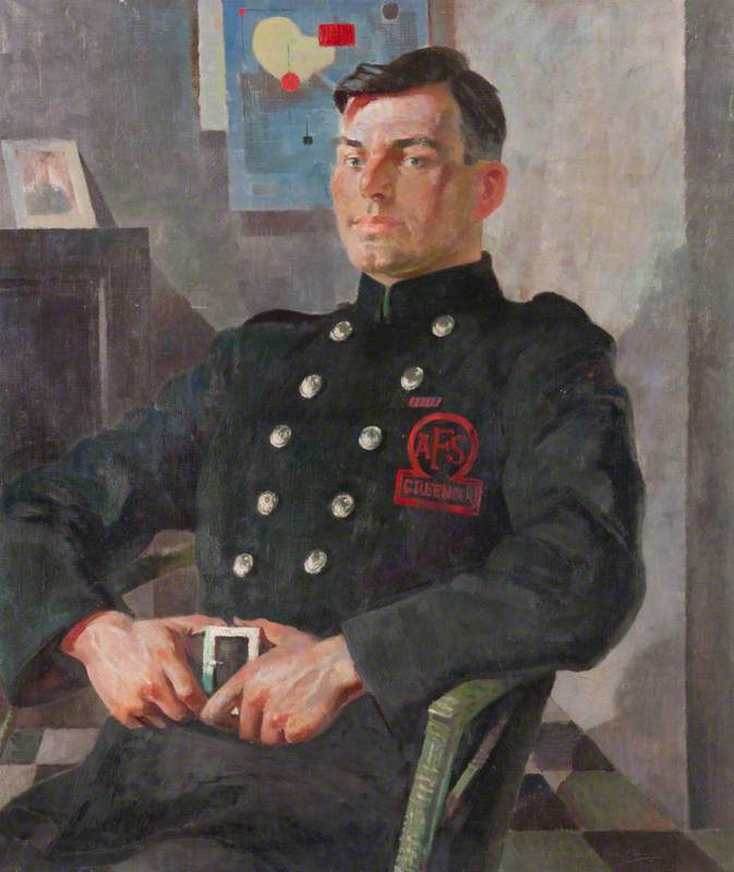 James Berry In An A. F. S. Uniform — Hugh Adam Crawford
