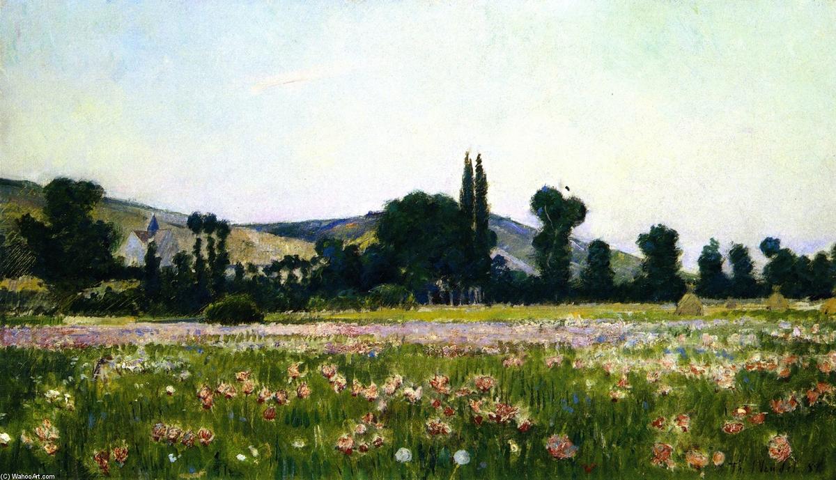 Flowering Fields, Giverny — Theodore Wendel