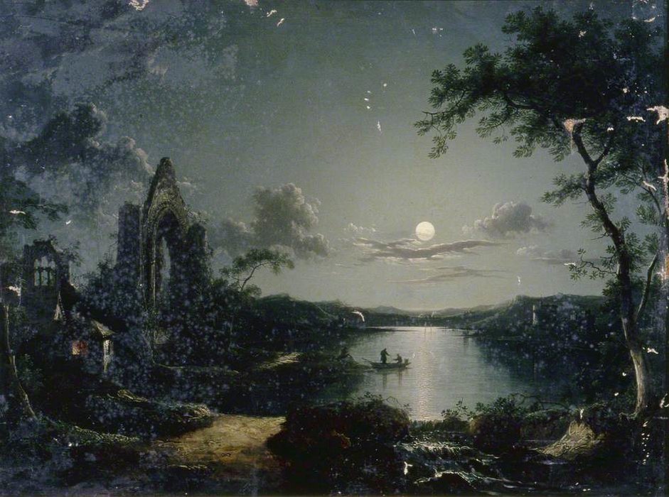 Moonlit Scene — Henry Pether
