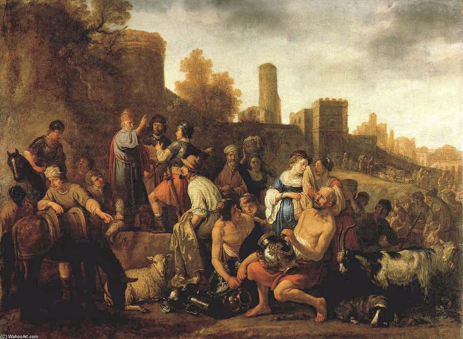 Moses Ordering The Slaughter Of The Midianiticc — Claes Cornelisz Moeyaert (icolaes Moyaert)
