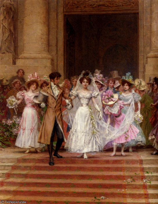 Frederik Hendrik The Wedding Church Of St Roch Paris — Frederick Hendrik Kaemmerer