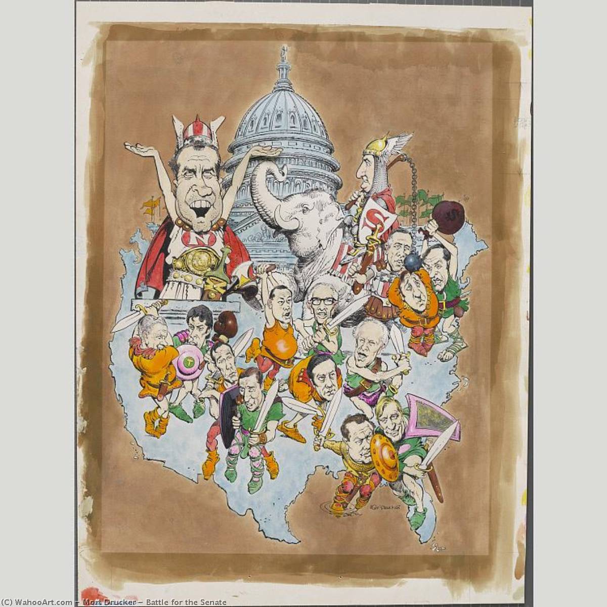 Battle For The Senate — Mort Drucker