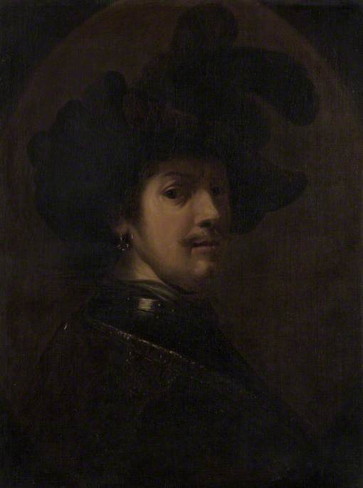 Rembrandt's Self Portrait As An Officer — Thomas Barker