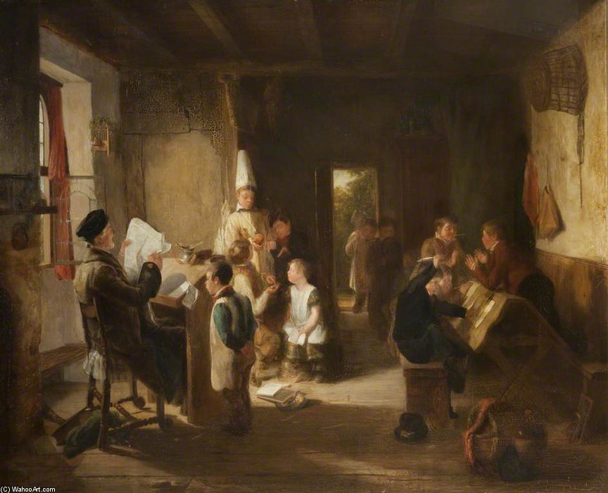 The School Room — Thomas George Webster