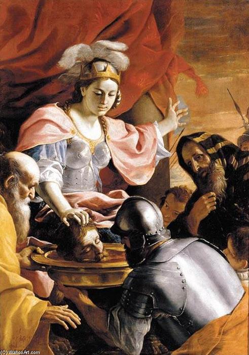 Queen Tomyris Receiving The Head Of Cyrus, King Of Persia — Mattia Preti