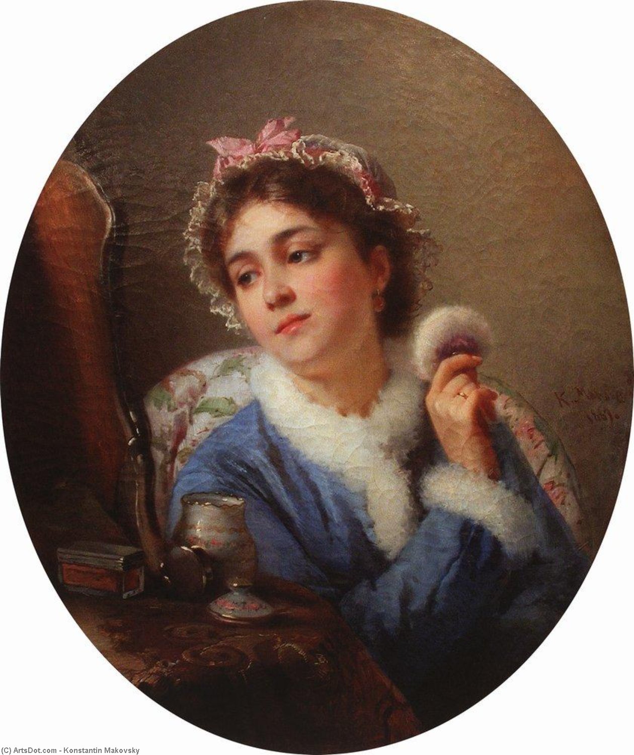 Flirt — Konstantin Yegorovich Makovsky