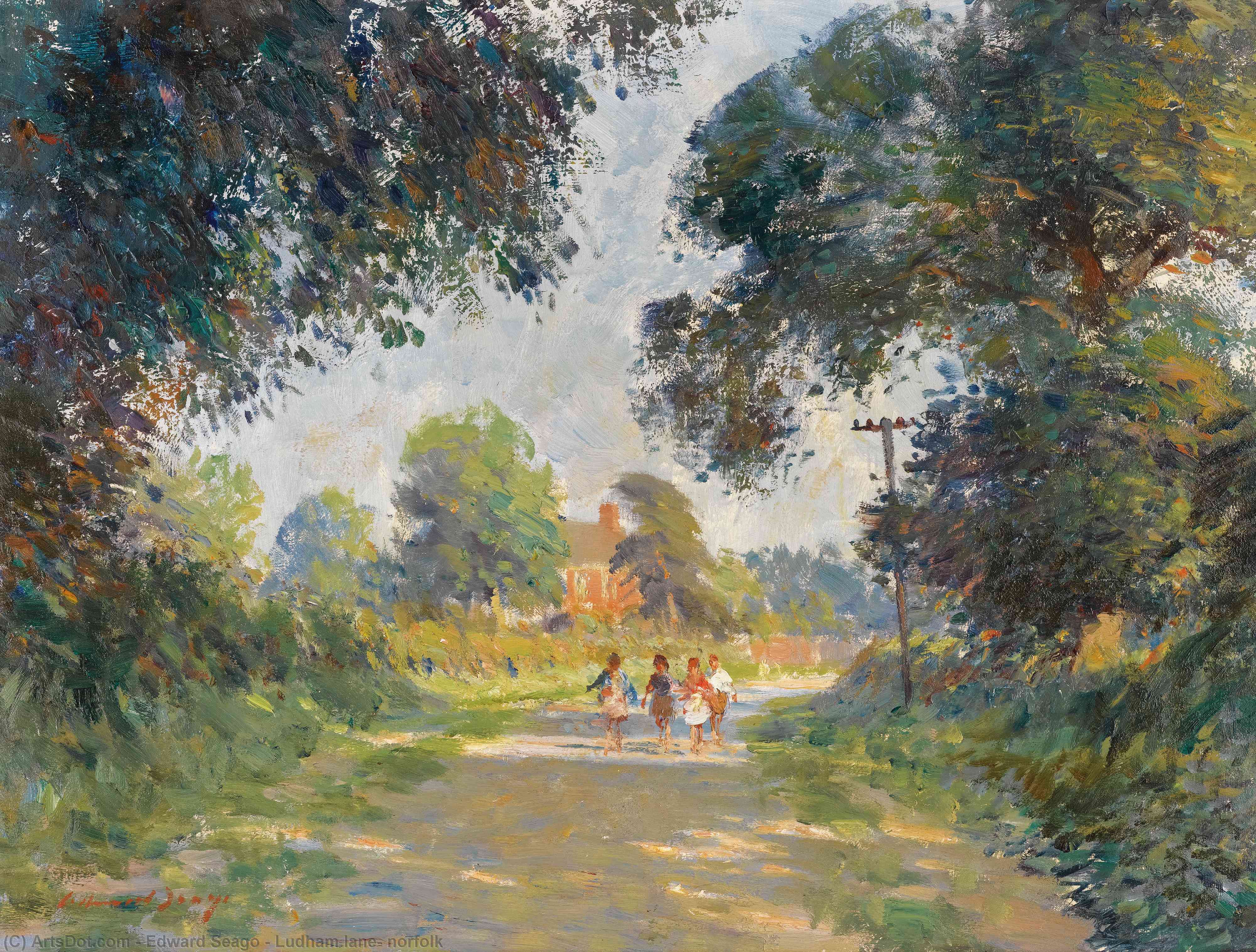 Ludham Lane, Norfolk — Edward Seago